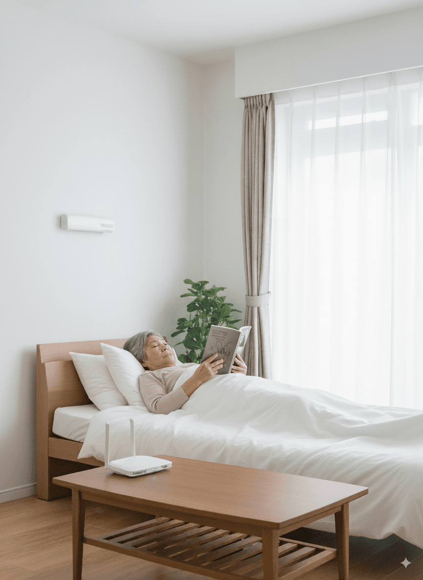 EmoCoセンサーの設置イメージ